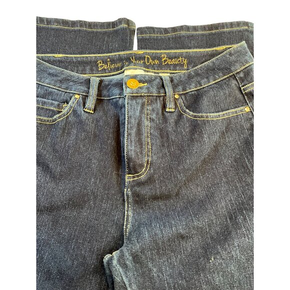 Belle by Kim Gravel‎ Flexibelle Petite Bootcut Denim Jeans 6P - Picture 2 of 12